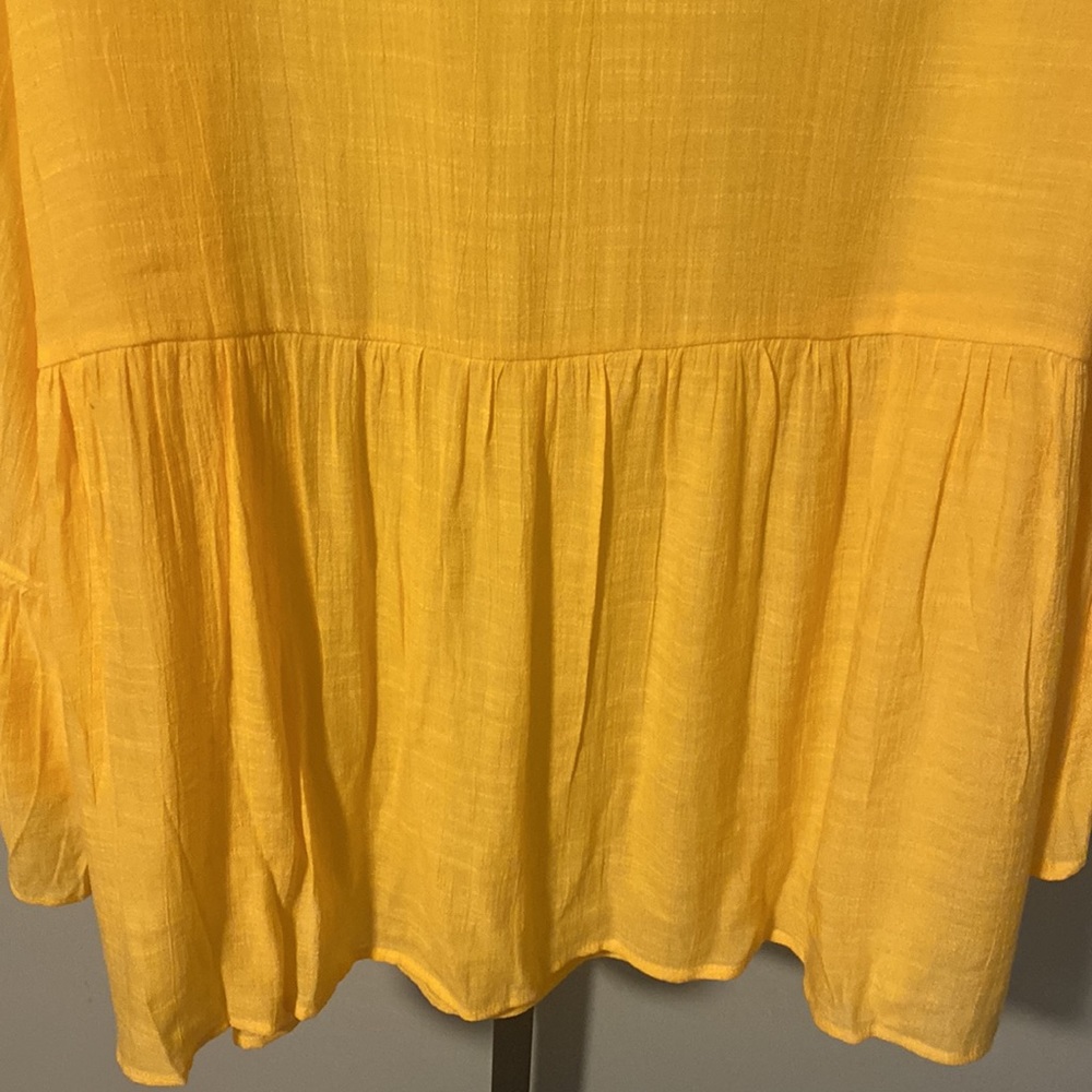 NWT WOMEN’S PLUS SIZE GOLD TUNIC TOP - Picture 8 of 8